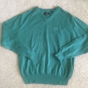 FINAL Callaway Men’s Large green sweater cotton